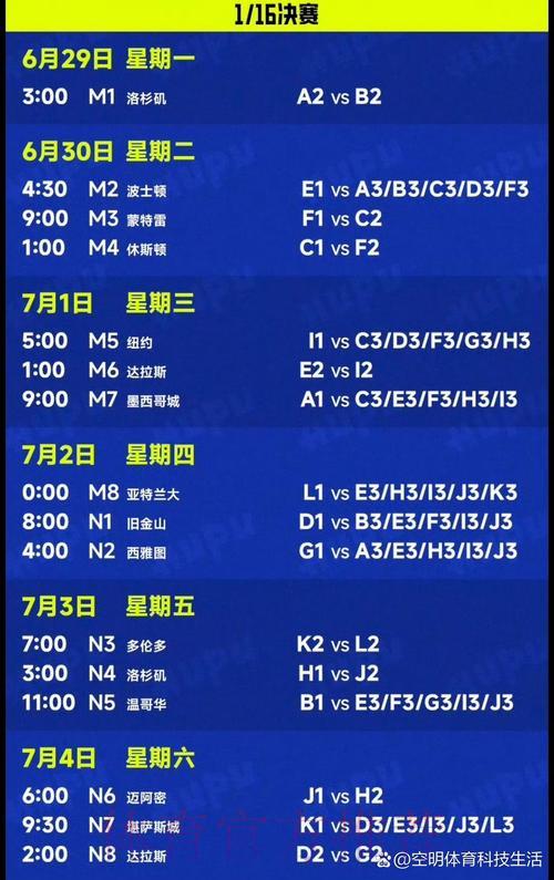 2026年世界杯决赛北京时间赛程正式公布 2026年世界杯决赛北京时间赛程正式公布